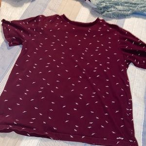 Mens t-shirt, by denim and flower